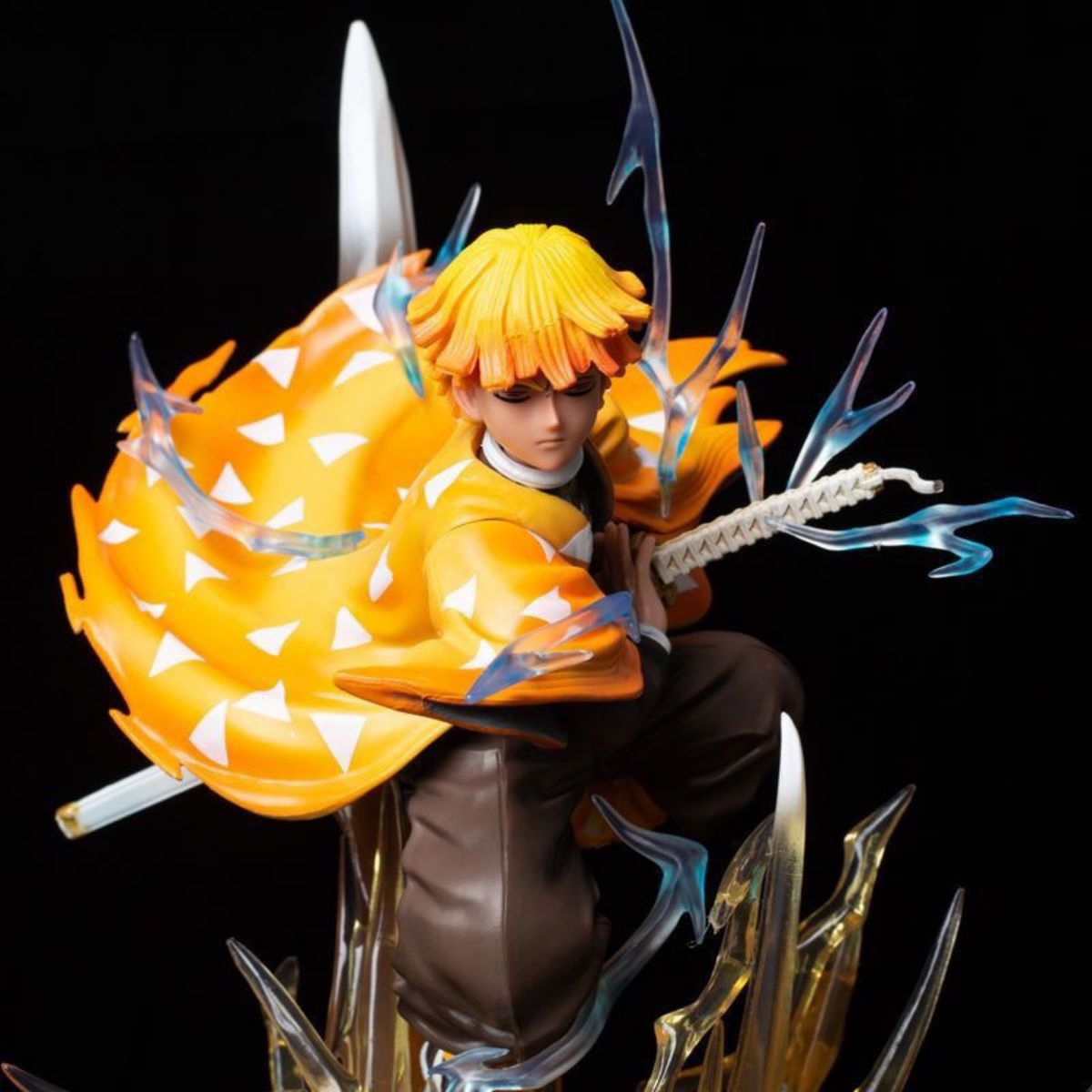 Demon Slayer Tanjiro Kamado Luminous LED Statue - 320mm Glowing Collectible