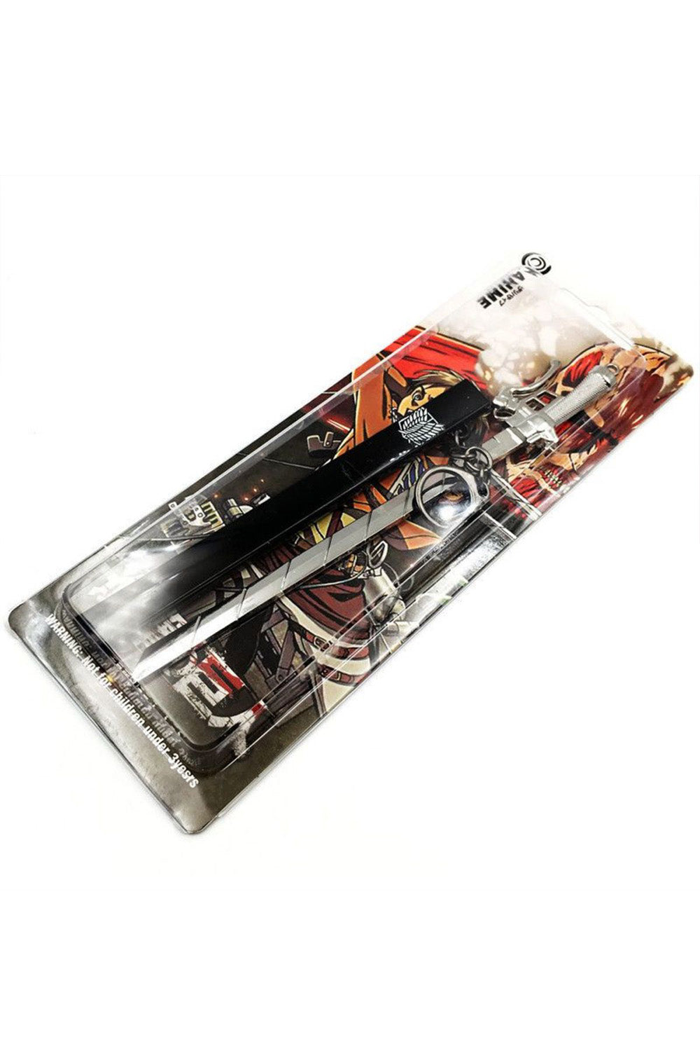 Attack on Titan 進撃の巨人 Levi and Eren and Mikasa Attack Blade Keychain Props