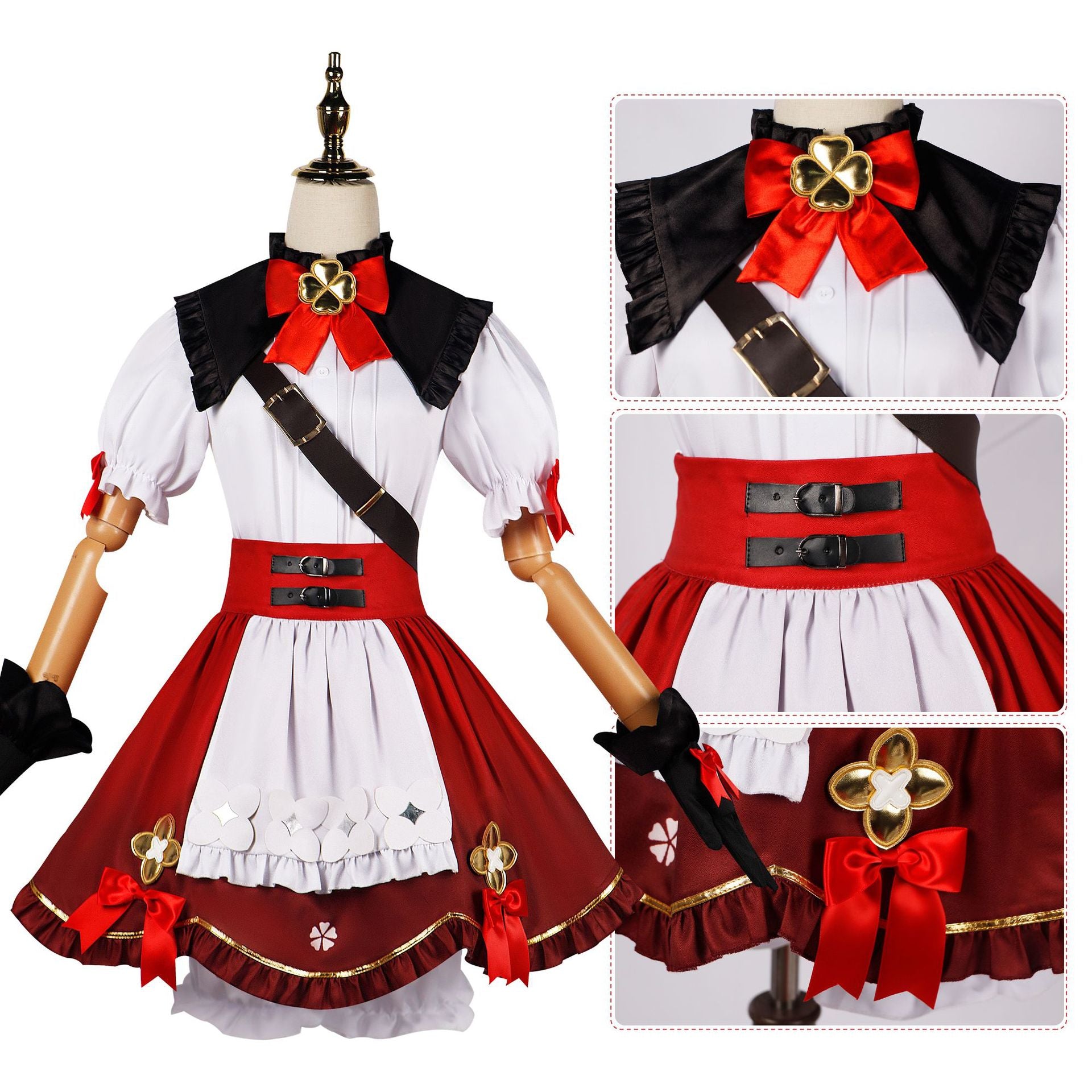 Spark Knight Bomber Cosplay Costume - Red Pyro Outfit