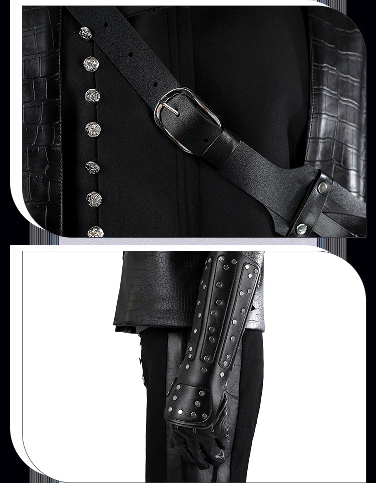 The Witcher Geralt of Rivia Cosplay Costume Full Set for Men