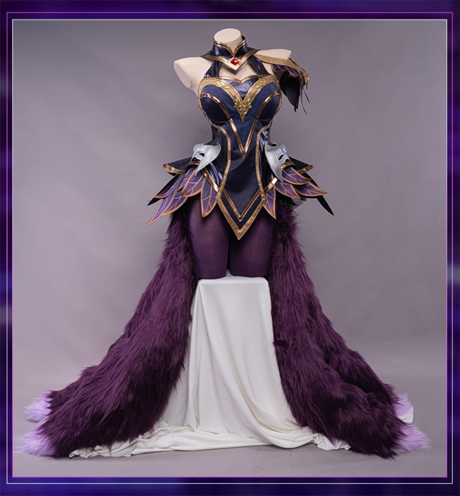 Bewitching Nine-Tailed Fox Cosplay Costume - Halloween Witch Theme Outfit