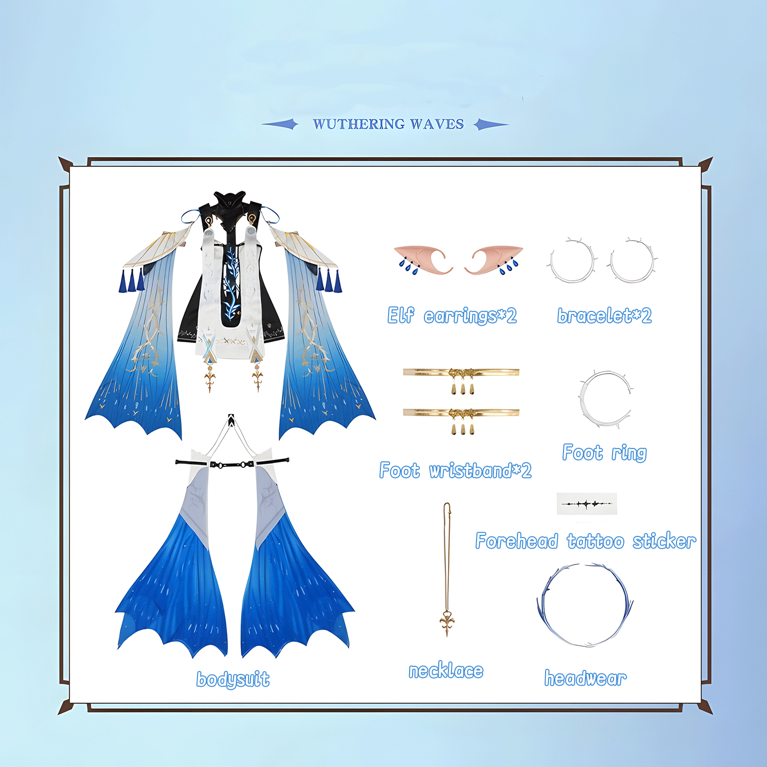 Wuthering Waves Costume Carlotta Cosplay Costume