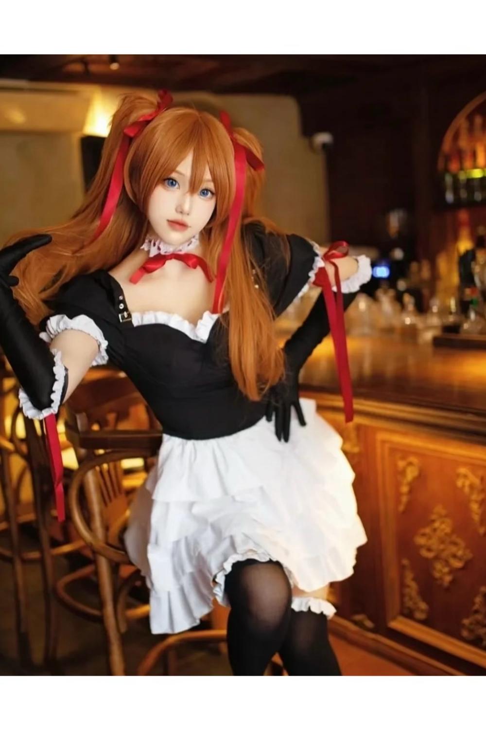 EVA Cosplay Costume 新世紀エヴァンゲリオン Asuka Langley Soryu Costume 惣流・アスカ・ラングレー Cospaly