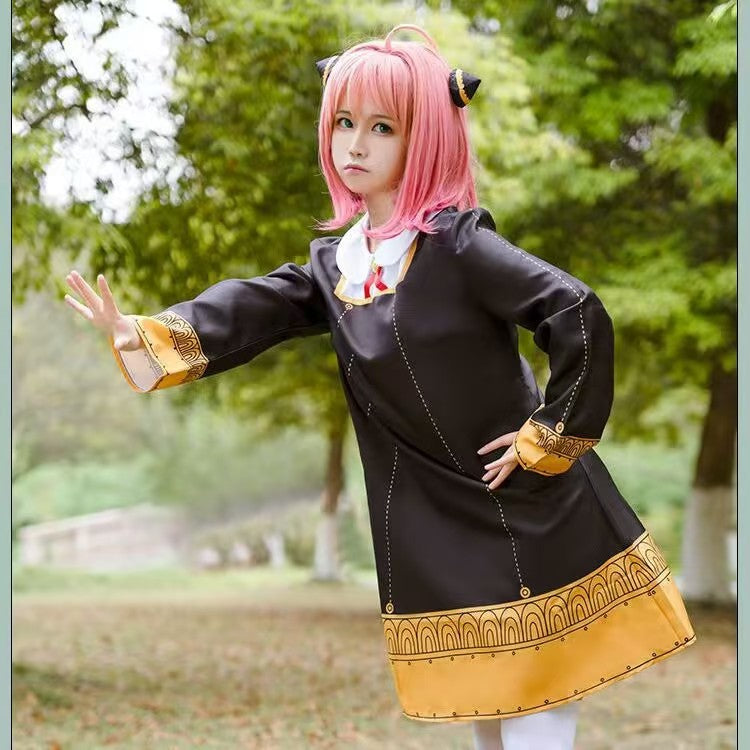 SPY×FAMILY Anya Forger Cosplay Costume Full Set for Women