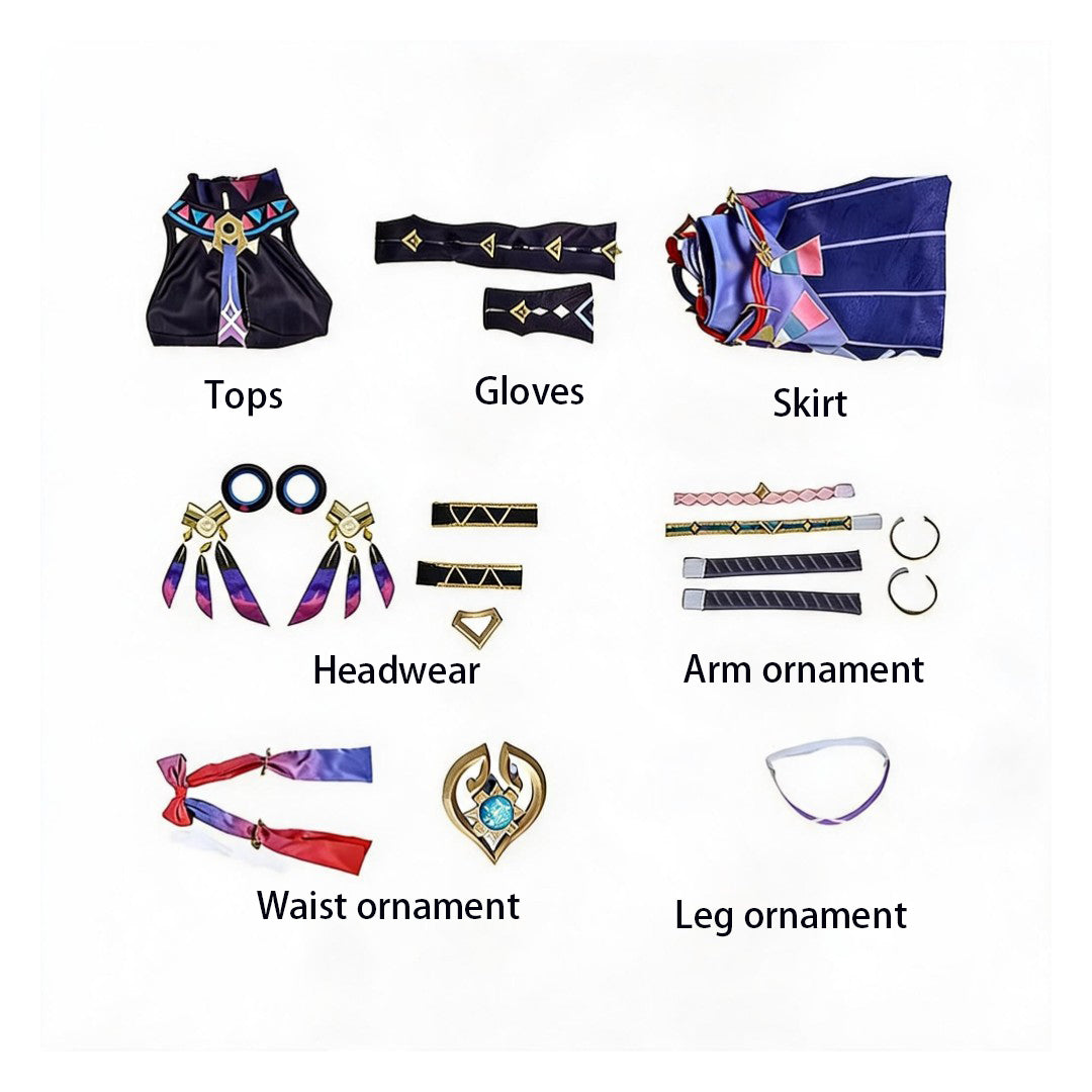 Genshin Impact Cosplay Costume Sitrali Costume Cosplay