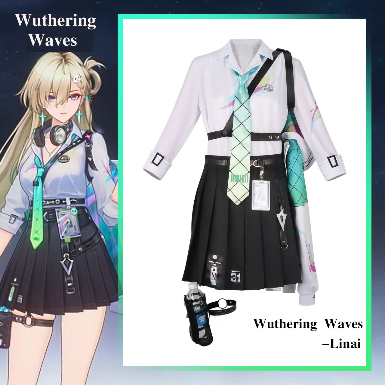 Wuthering Waves Linae Cosplay Costume