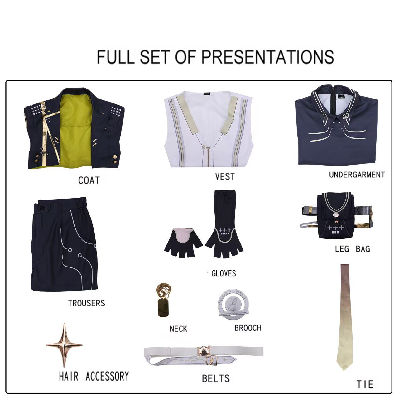 Wuthering Waves Rover Formal Dress Cosplay Costume