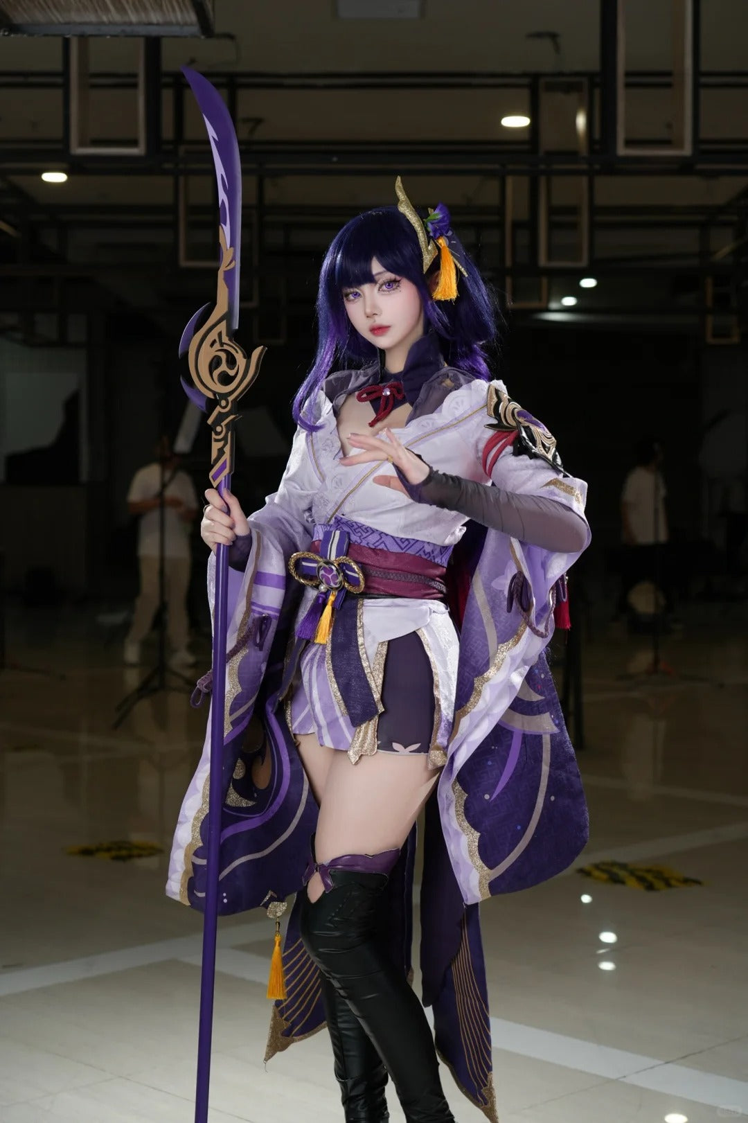 Genshin Impact Cosplay Costume げんし神 Raiden Shogun Costume Raiden Shogun Cosplay