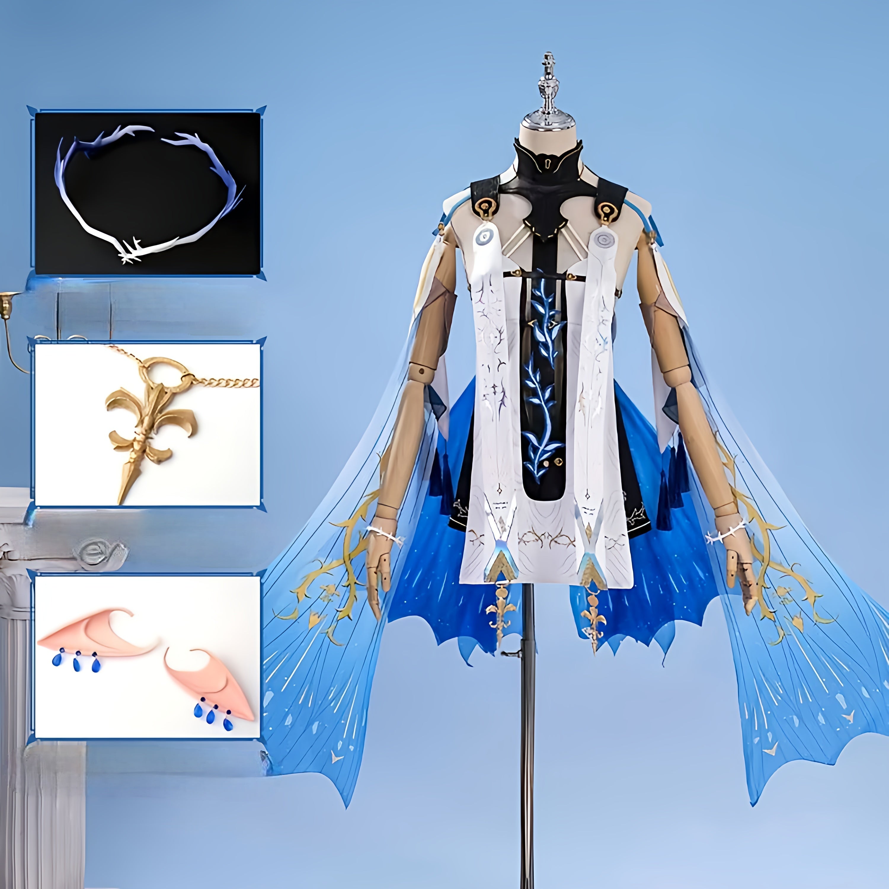 Wuthering Waves Costume Carlotta Cosplay Costume