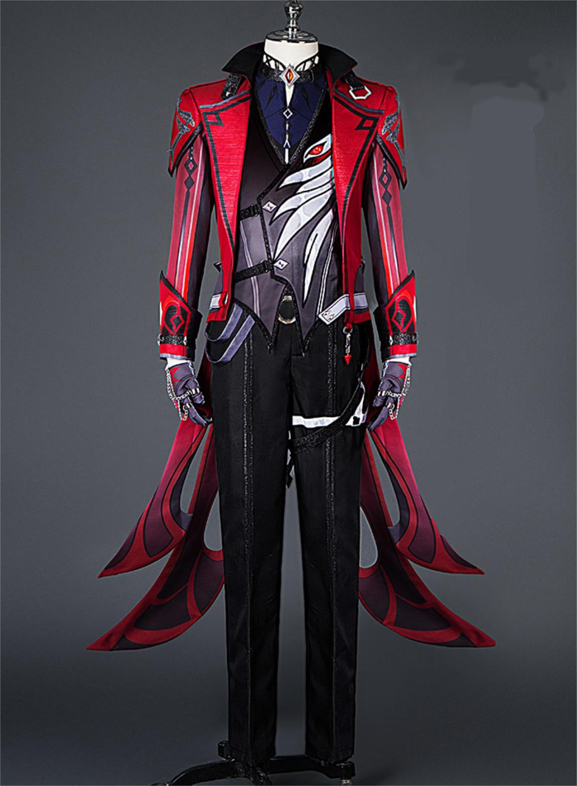 Darknight Hero Cosplay Costume - Pyro Vigilante Black Coat