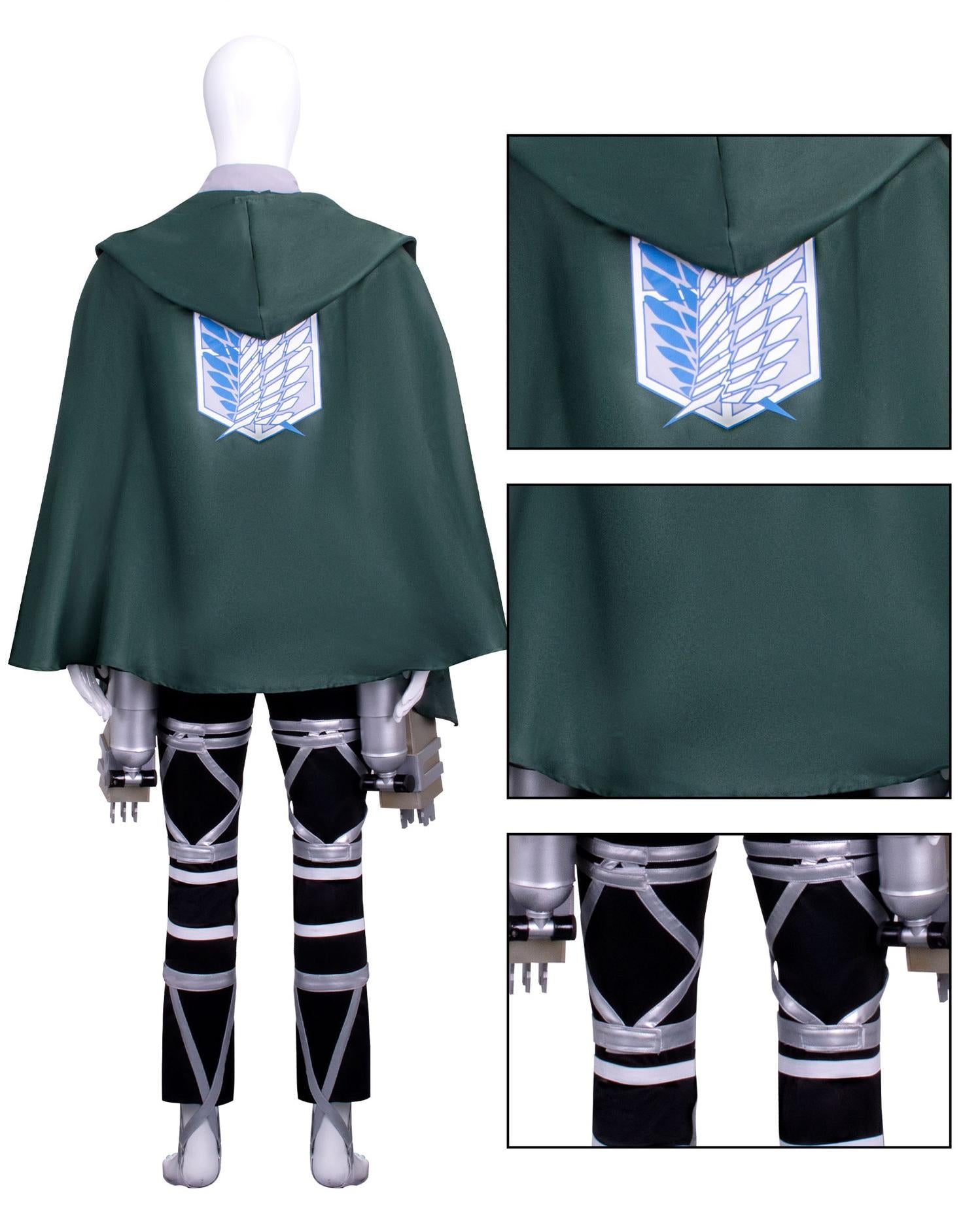 Attack on Titan Cosplay Costume 進撃の巨人 Wings of Freedom Levi Costume 自由の翼リヴァイ·アッカーマン Cosplay