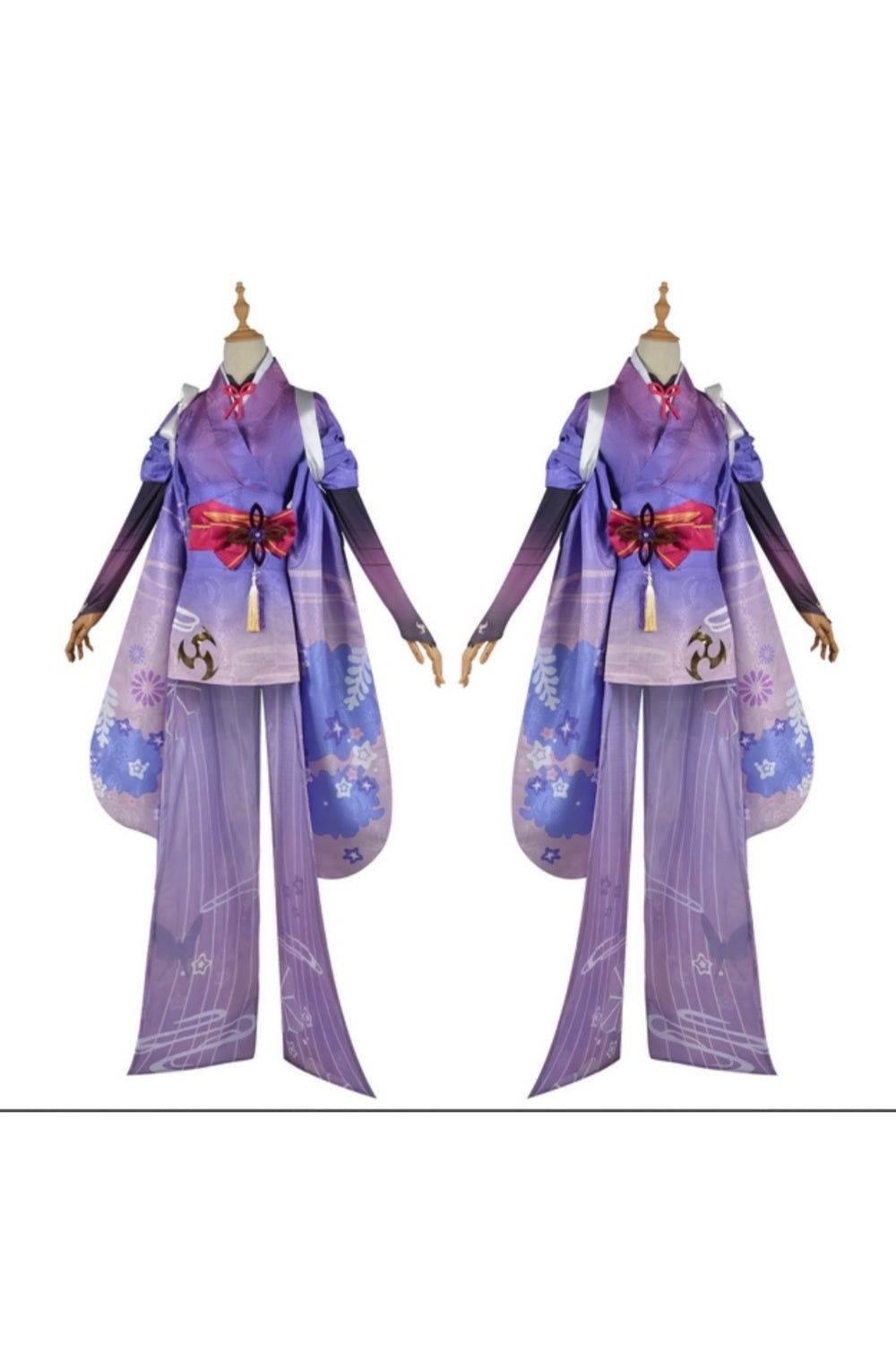 Electro Archon Shogun Cosplay Costume - Inazuma Purple Kimono