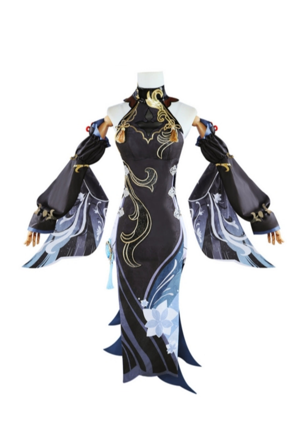 Genshin Impact Cosplay Costume げんし神 Shenhe Cold Flower Dew Costume Shenhe Cosplay