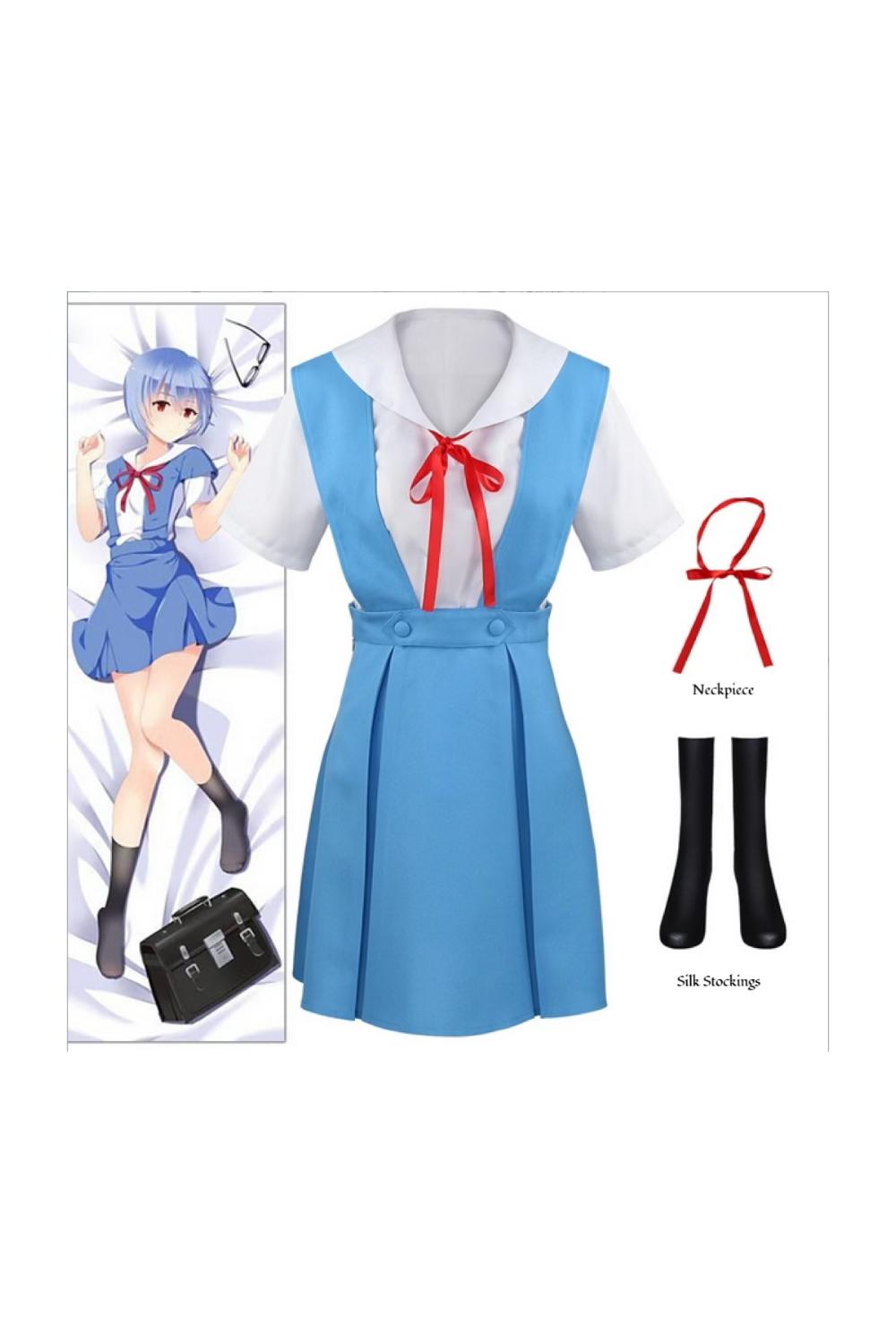 EVA Cosplay Costume 新世紀エヴァンゲリオン Ayanami Rei Costume 綾波レイCospaly