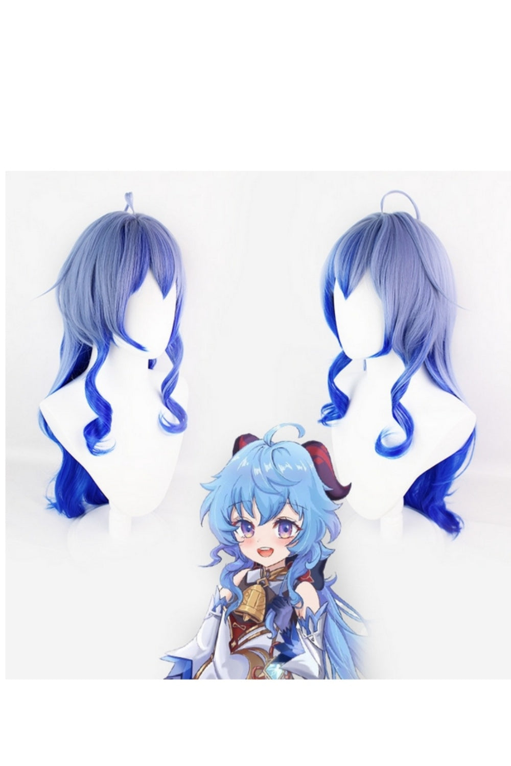 Cryo Qilin Adeptus Cosplay Costume - Half-Qilin Secretary Outfit
