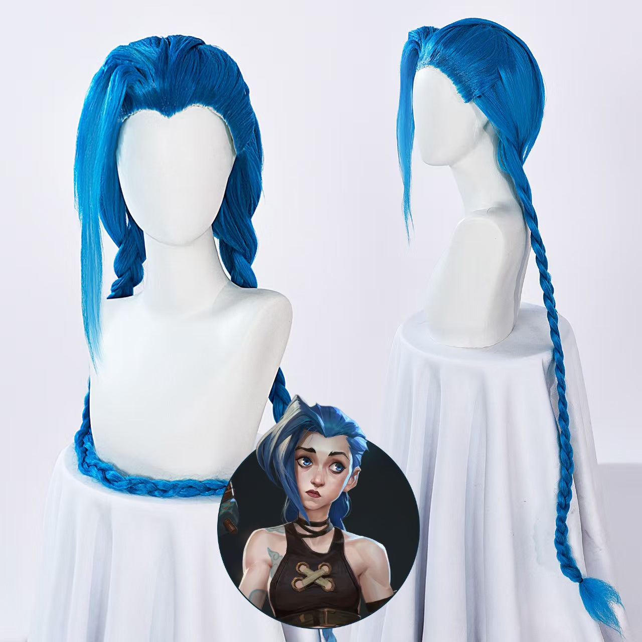 Punk Style Harley Jinx Girl Jinx Cosplay Costume - Complete Outfit Set for Women