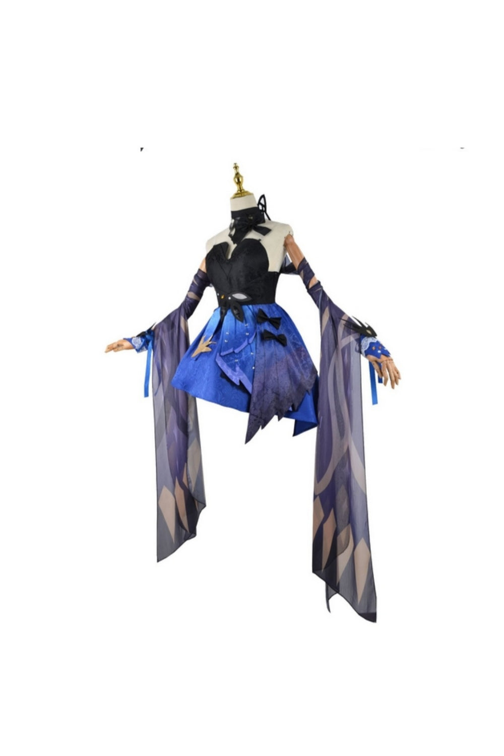 Lightning Yuheng Cosplay Costume - Electro Sword Purple Outfit