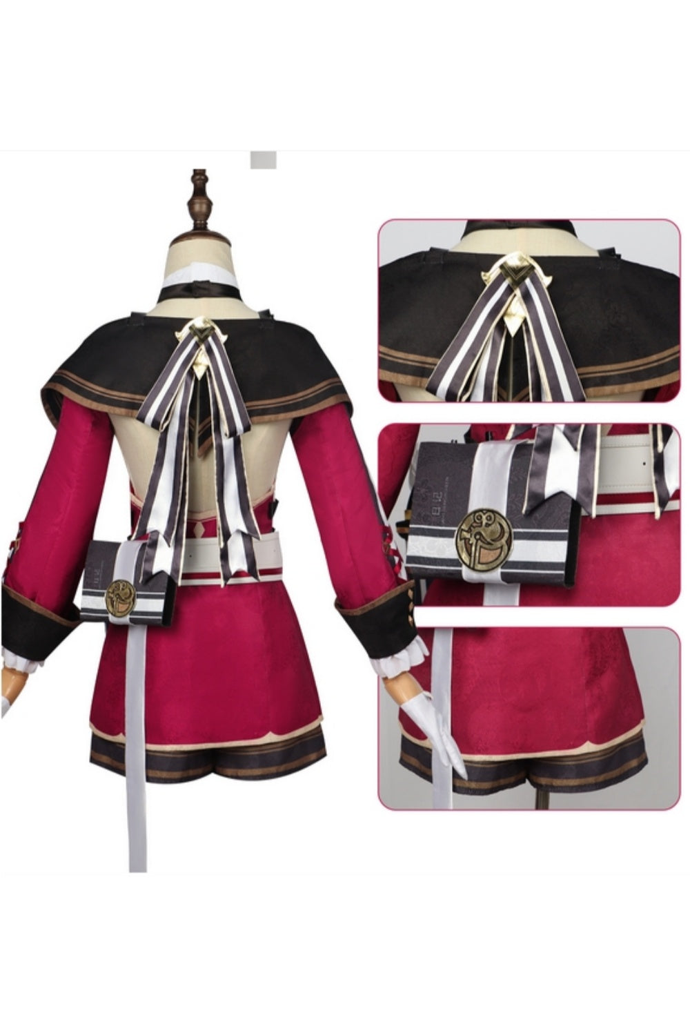 Fontaine Reporter Cosplay Costume - Cryo Camera Journalist Outfit