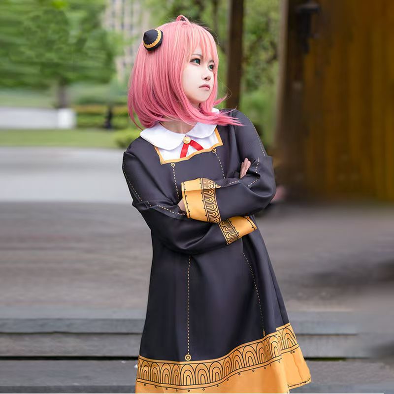 SPY×FAMILY Anya Forger Cosplay Costume Full Set for Women