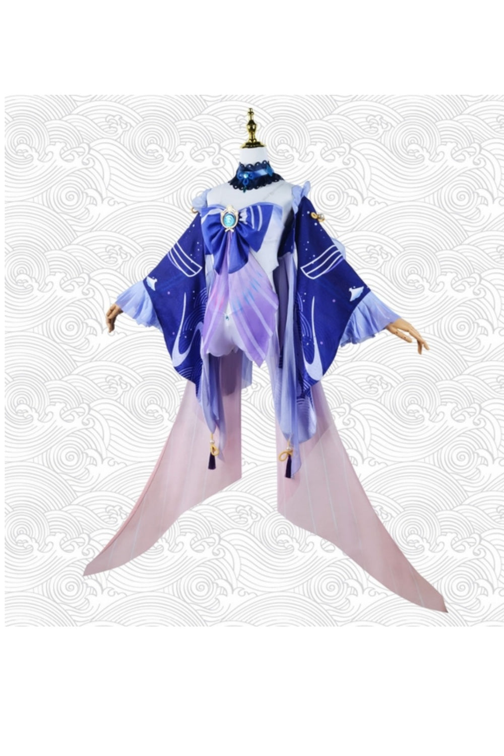 Divine Priestess Cosplay Costume - Watatsumi Island Hydro Dress
