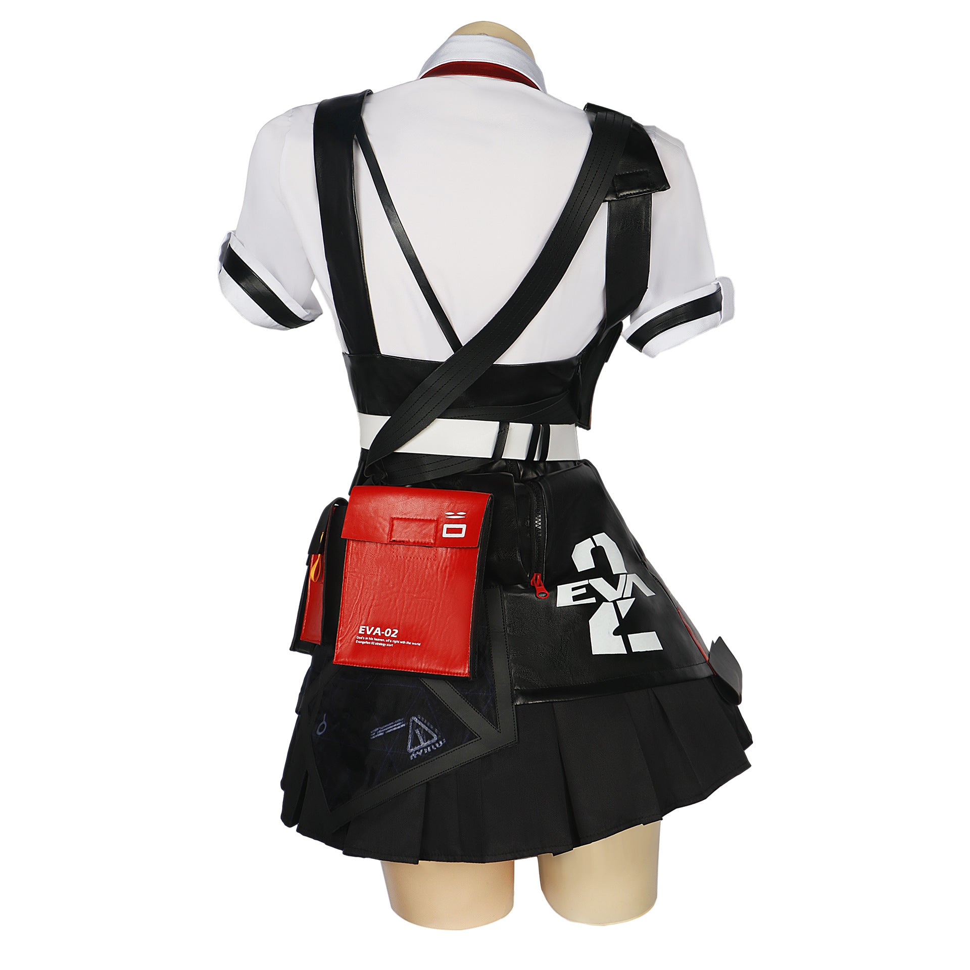 Red Mecha Pilot Plugsuit Cosplay Costume - Female Pilot Outfit