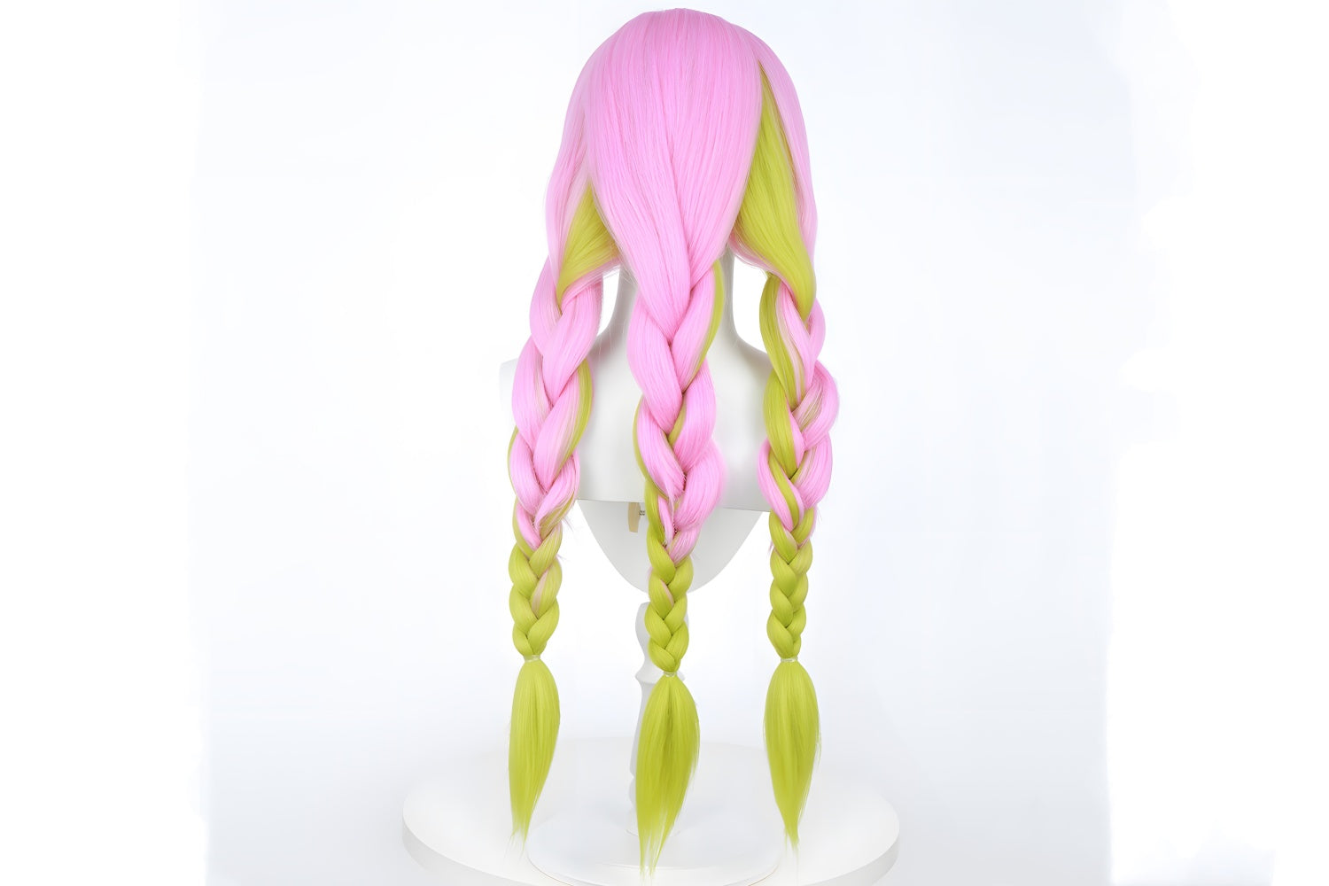 Love Breathing Pillar Cosplay Costume - Pink Green Gradient Demon Hunter Outfit