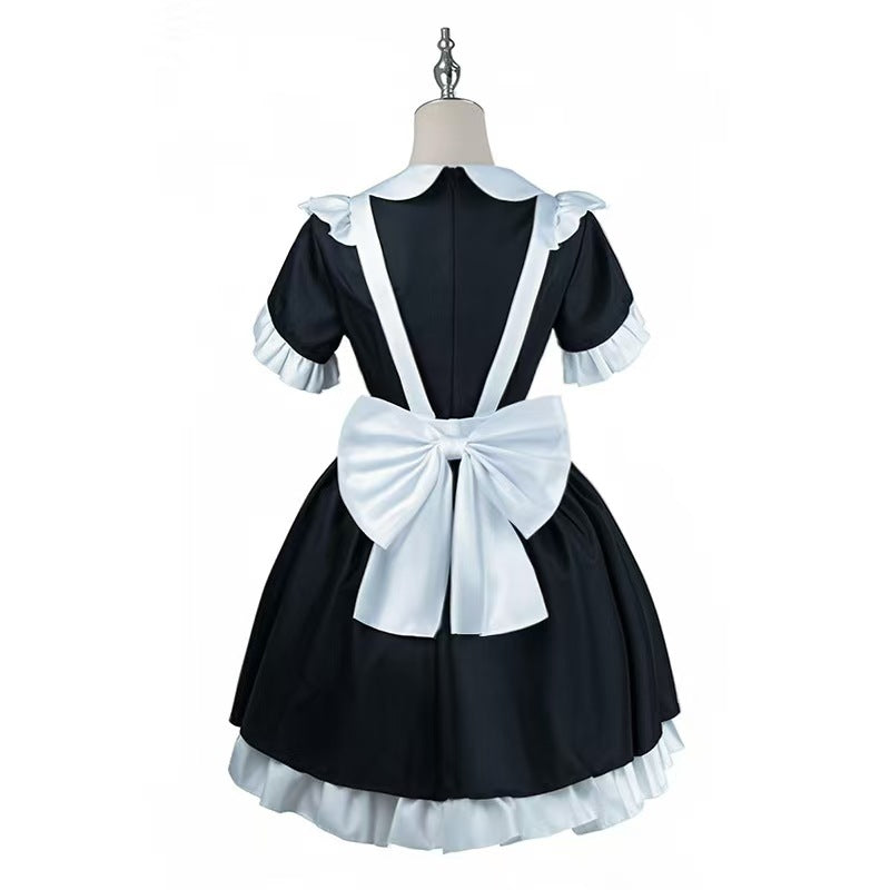 Teal Twin Tails Miku Maid Cosplay Costume - Cute Cafe Waitress Outfit