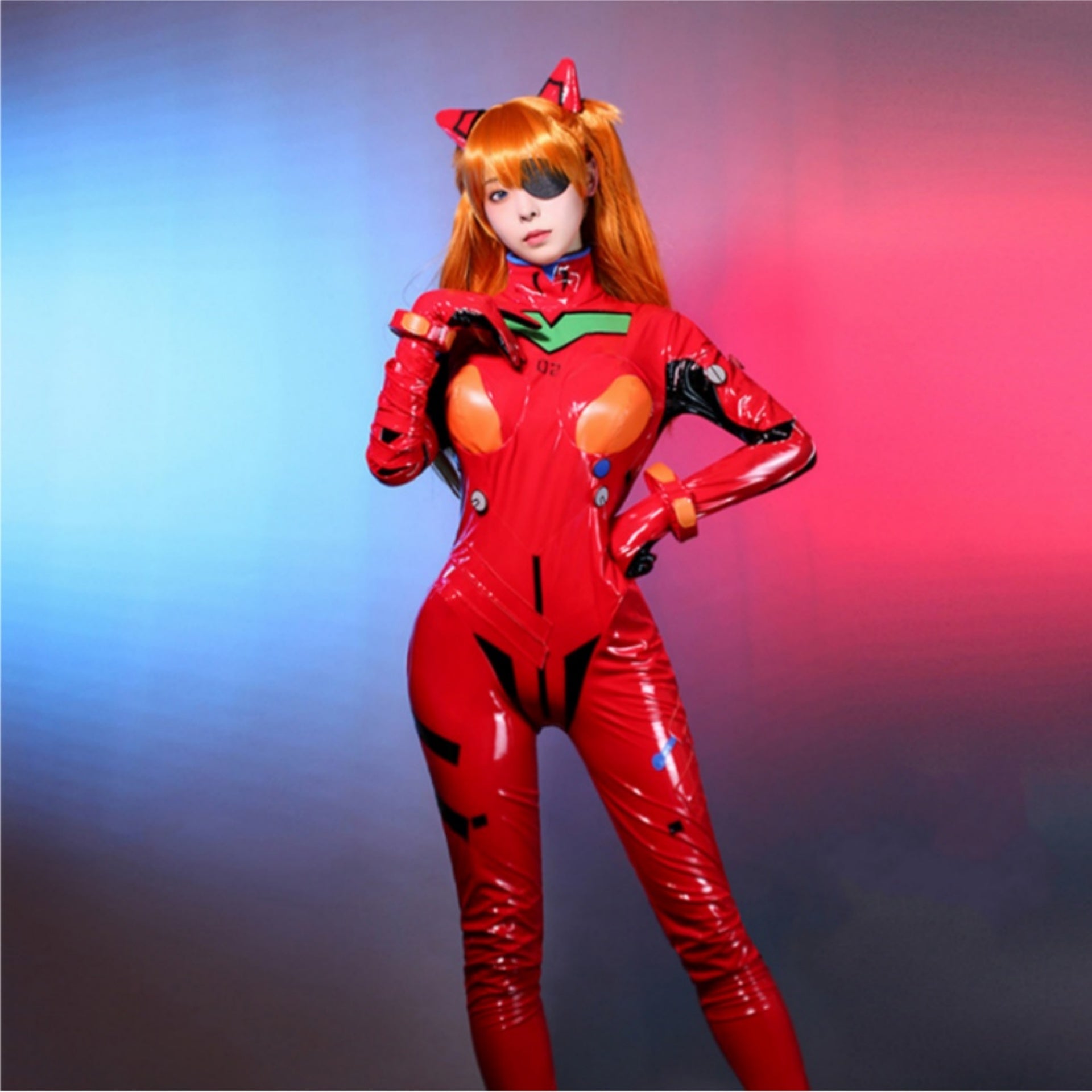 EVA Cosplay Costume 新世紀エヴァンゲリオン Asuka Langley Soryu Costume 惣流・アスカ・ラングレー Cospaly