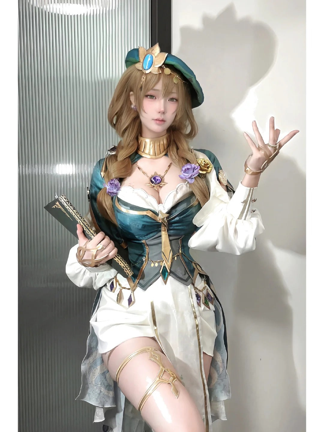 Genshin Impact Costume Lisa Yoshinagakure Cosplay Costume