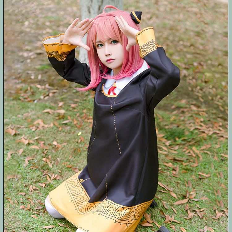 SPY×FAMILY Anya Forger Cosplay Costume Full Set for Women