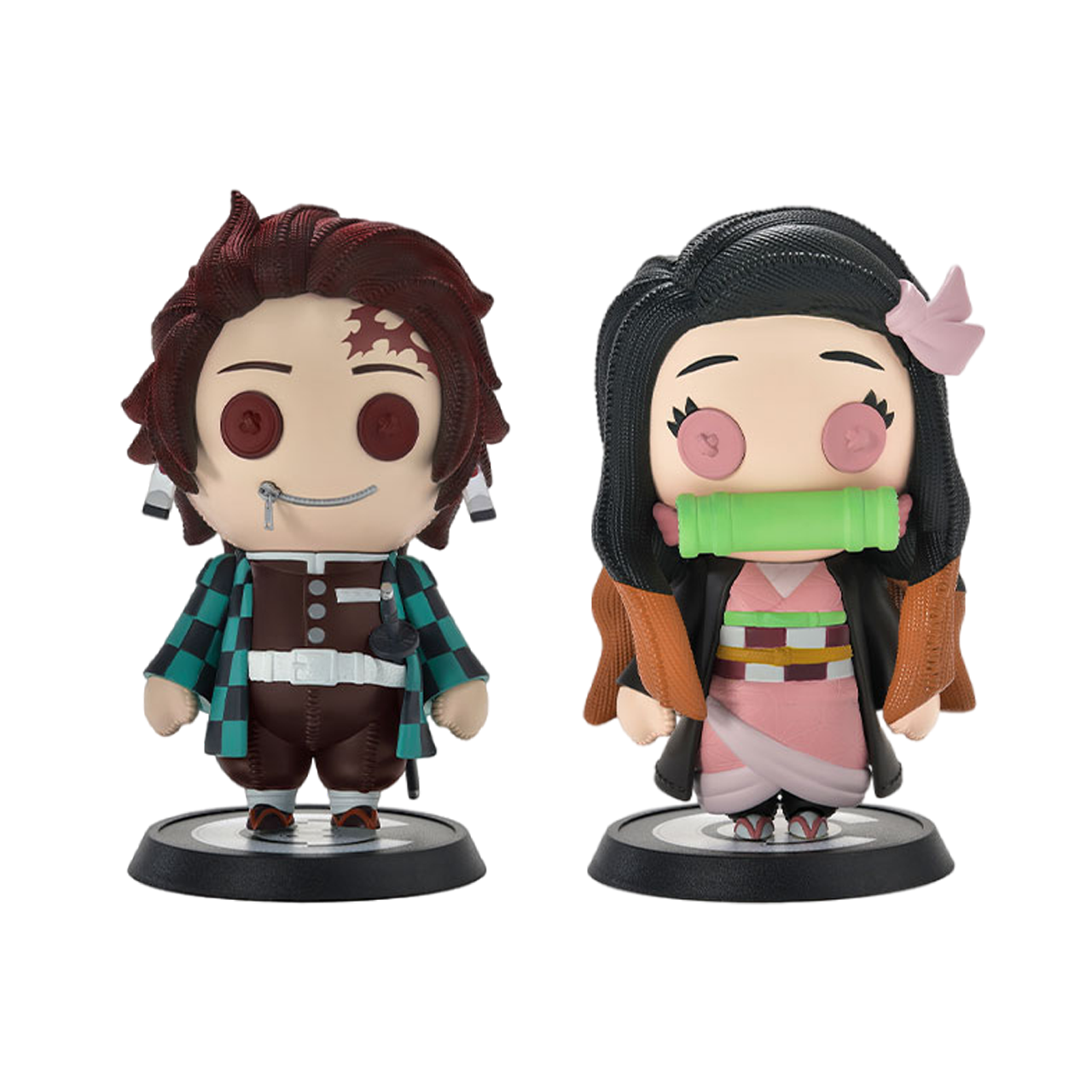 Demon Slayer Tanjiro & Nezuko Kamado Q Version Figure Set - Chibi Collectibles