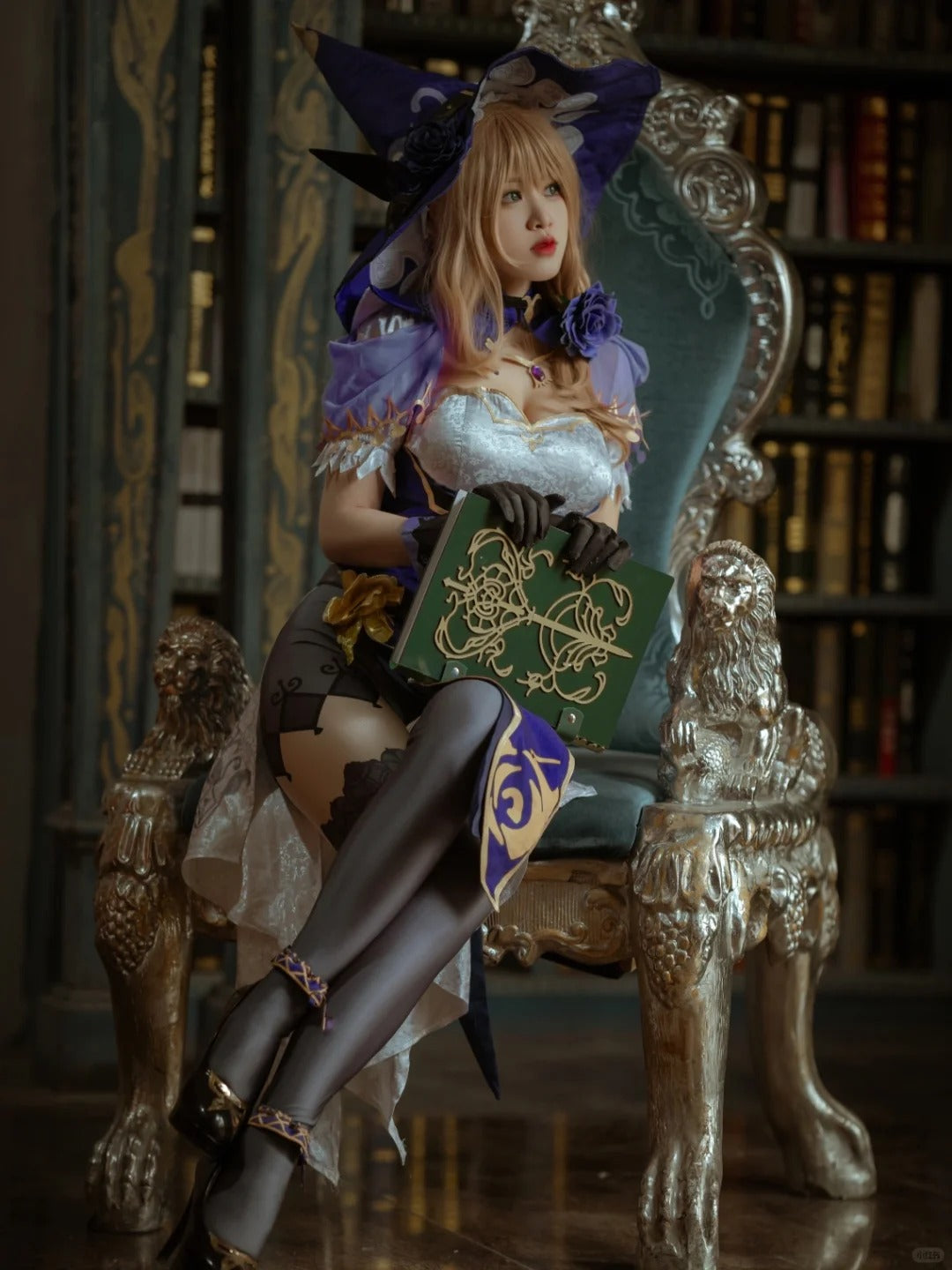 Genshin Impact Costume Lisa Cosplay Costume