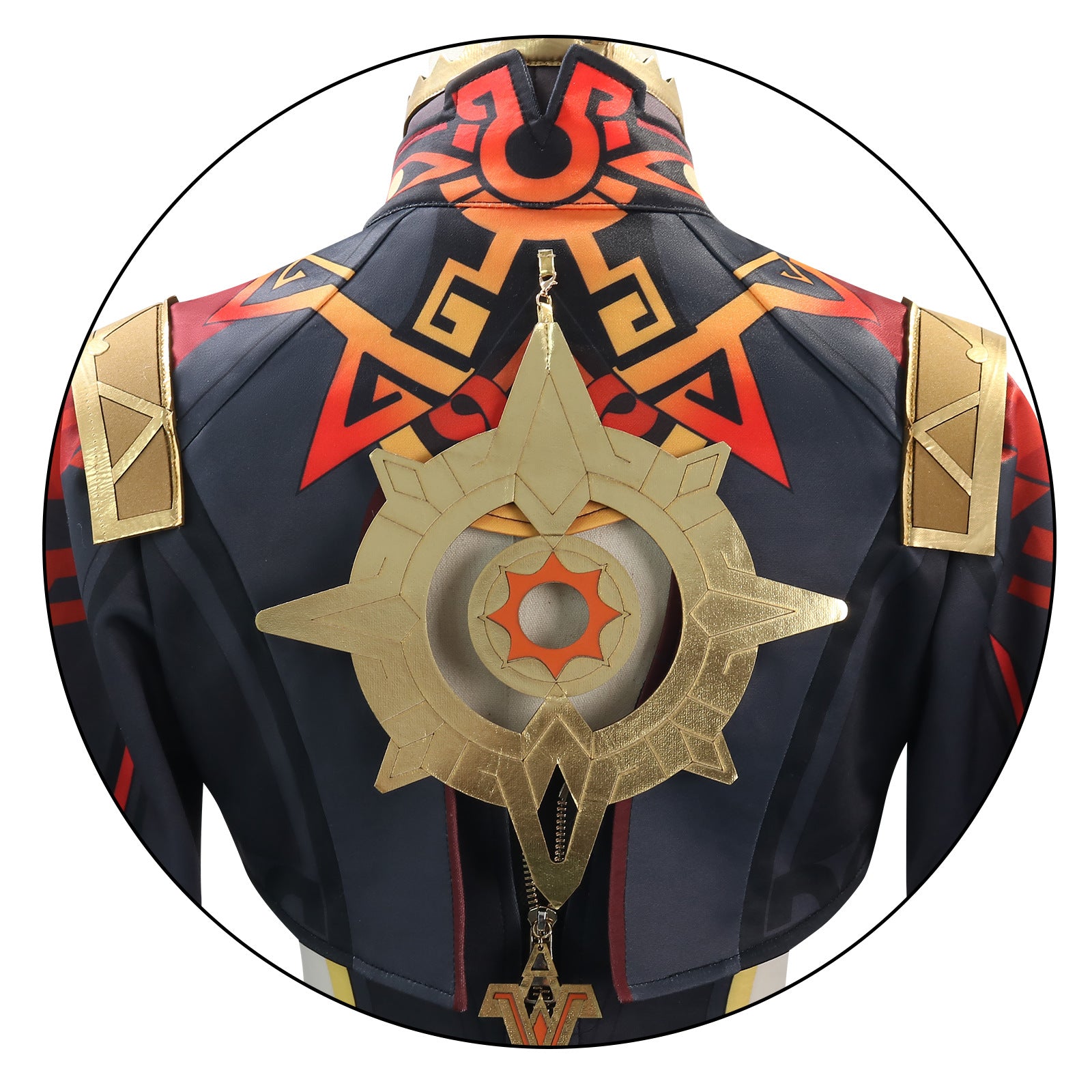 Mavuika Cosplay Costume - Genshin Impact Full Set Outfit with Wig and Accessories