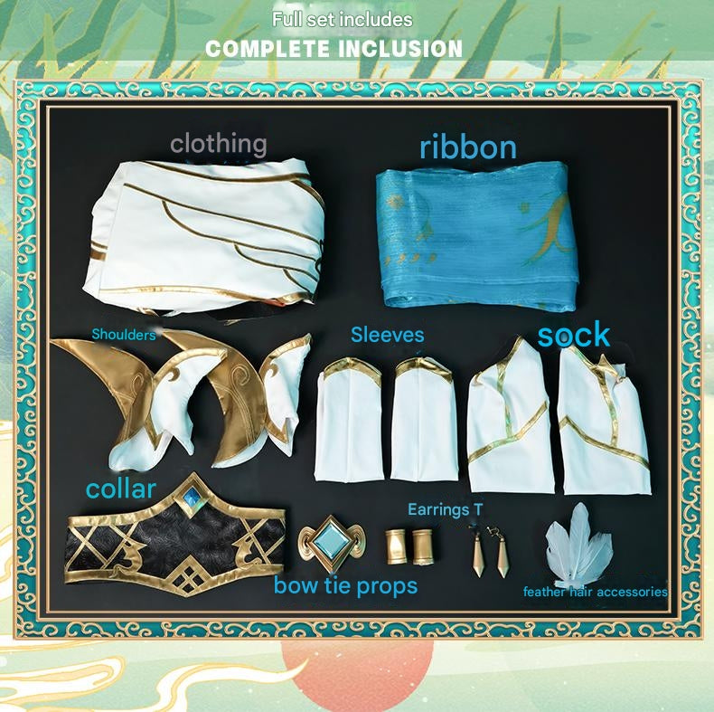 Jade Sword Legend Blade Dancer Cosplay Costume - Chinese Inspired Warrior Outfit