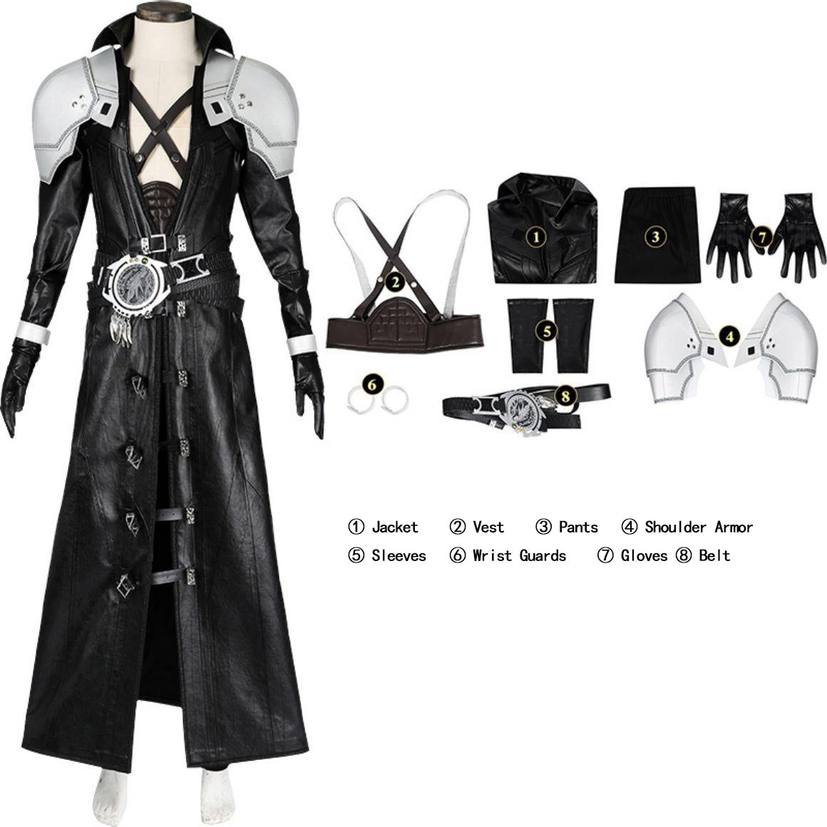 Final Fantasy Cosplay Costume ファイナルファンタジー Sephiroth Costume セフィロス Cosplay