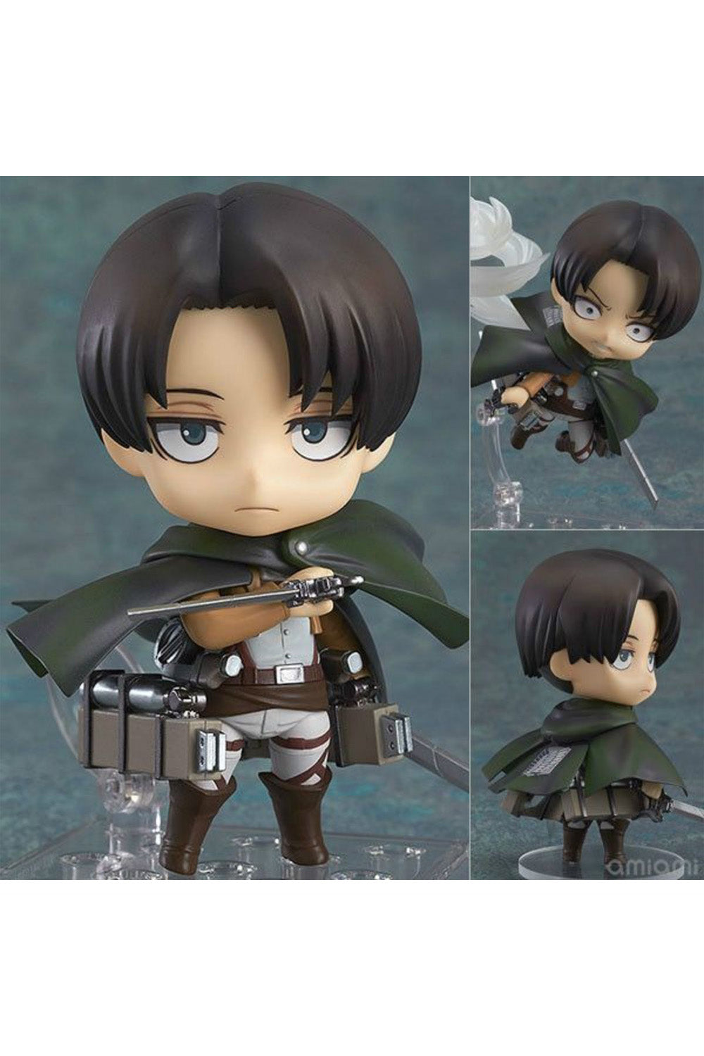 Attack on Titan 進撃の巨人 Levi and Eren and Mikasa Action Figures