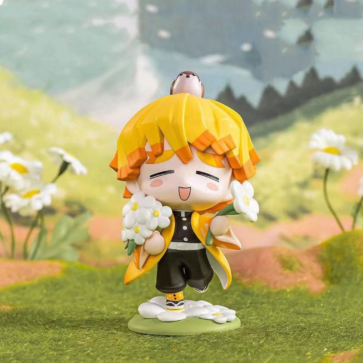 Demon Slayer Birth Flower Series Action Figures - Kimetsu no Yaiba Character Collection