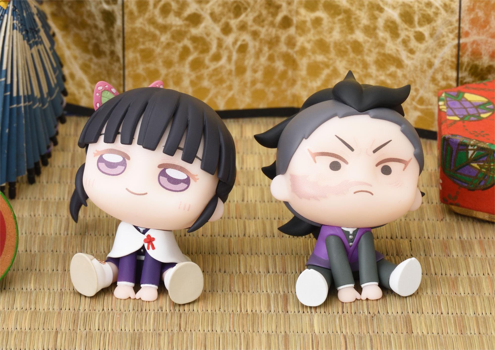 Demon Slayer Kanao Tsuyuri & Genya Shinazugawa Figure Set - 60mm Chibi Collectibles