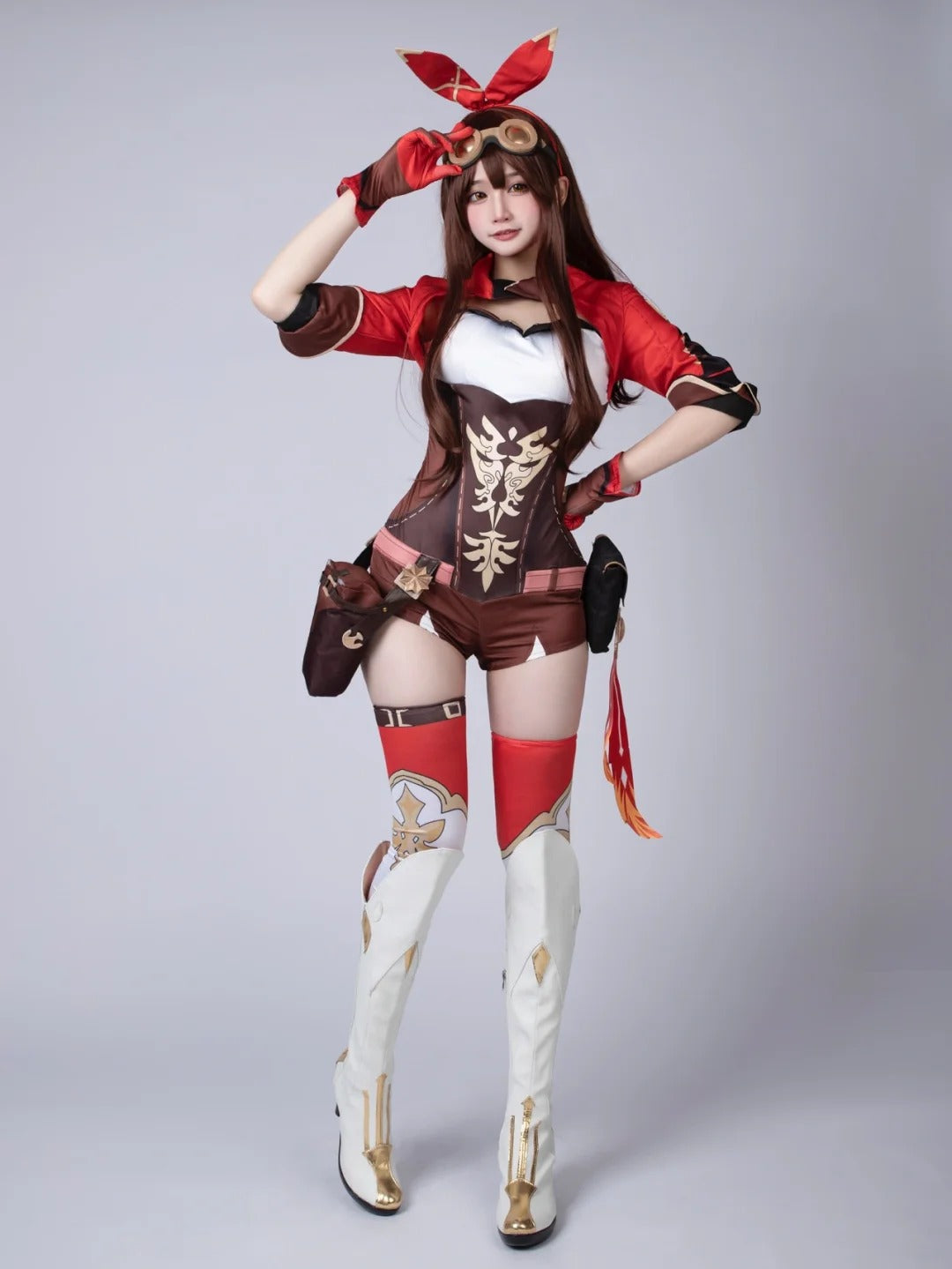 Genshin Impact Costume Amber Cosplay Costume
