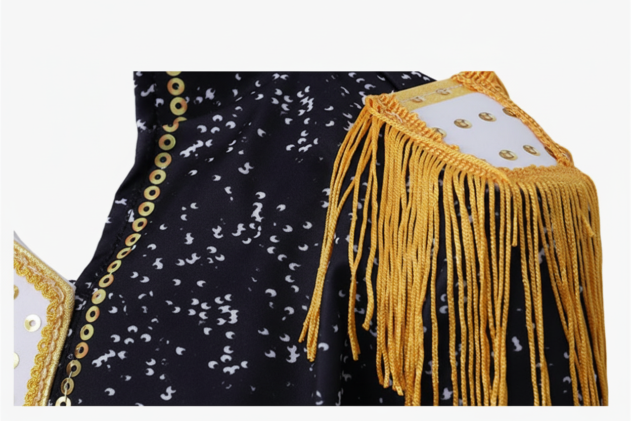 Costume Detail - Shoulder and Fringe