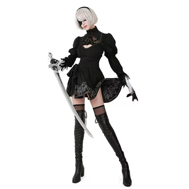 Android Warrior 2B Casual Outfit - Everyday Cosplay Costume Set