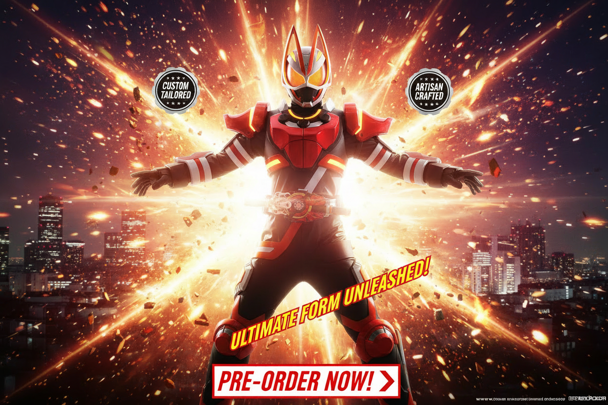 Epic Tokusatsu Hero Armor Banner - No Japanese Text