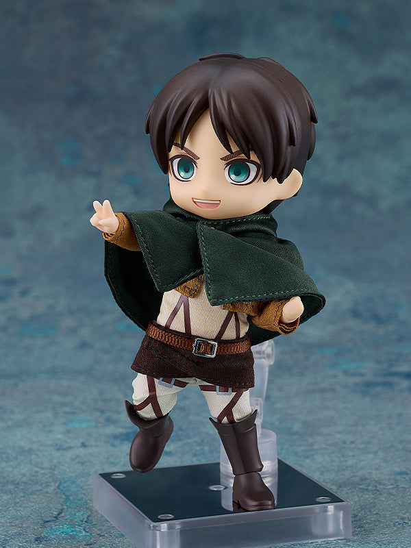 Attack on Titan Eren Yeager Q Version Figure - Cute Chibi Collectible 140mm