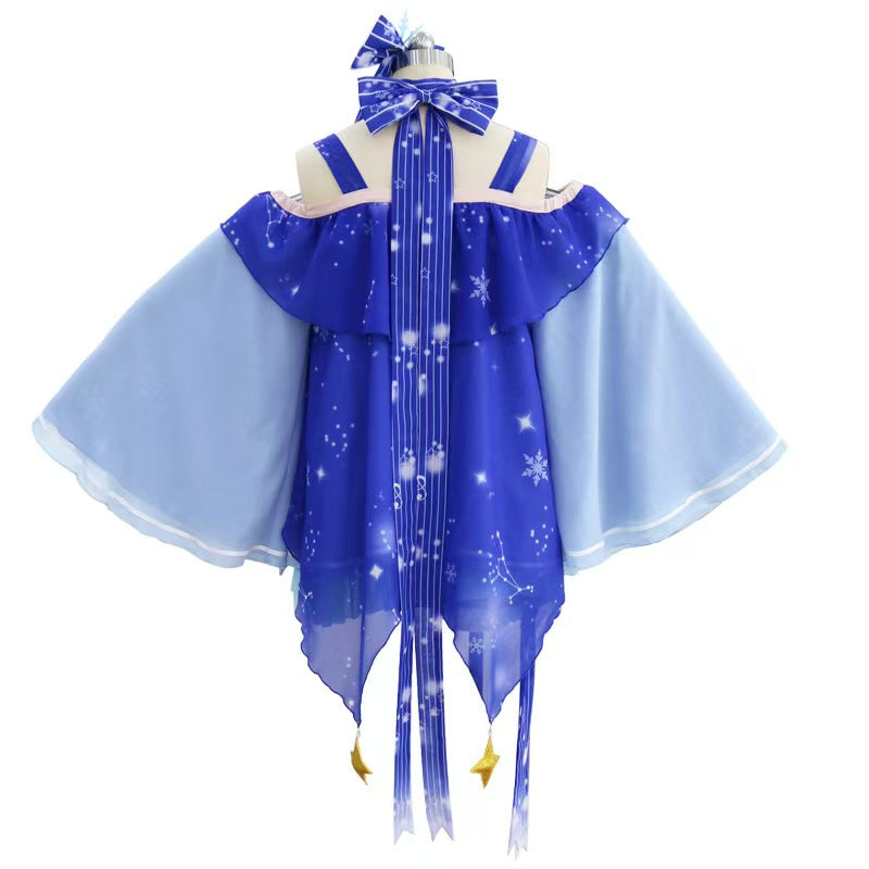 Teal Twin Miku Tails Winter Snowsuit Cosplay Costume - 2018 Snow Festival Outfit