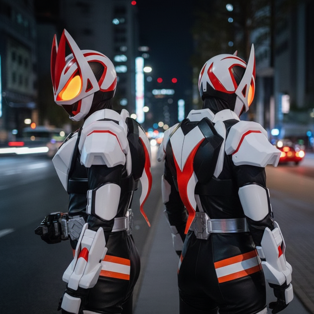 High Quality Night Scene Back View