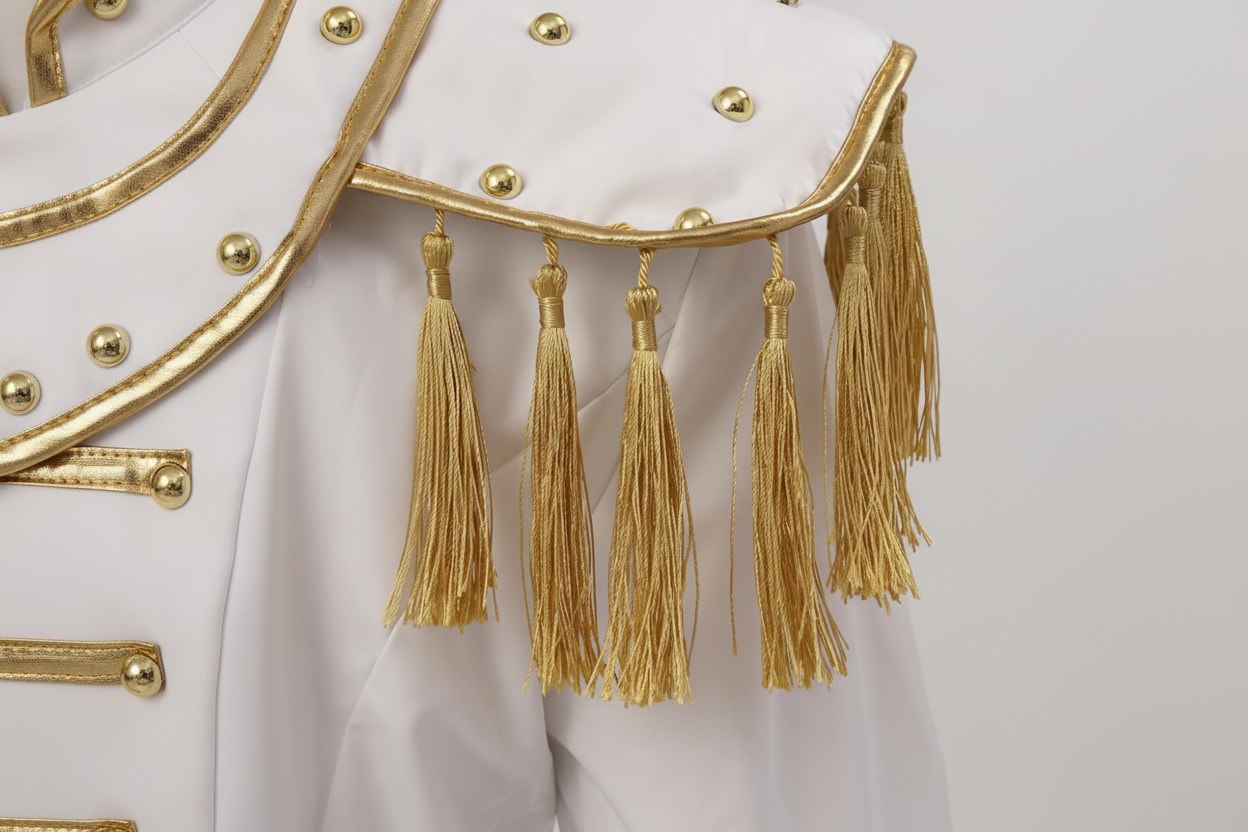Mira Costume Gold Tassels Detail Large Format