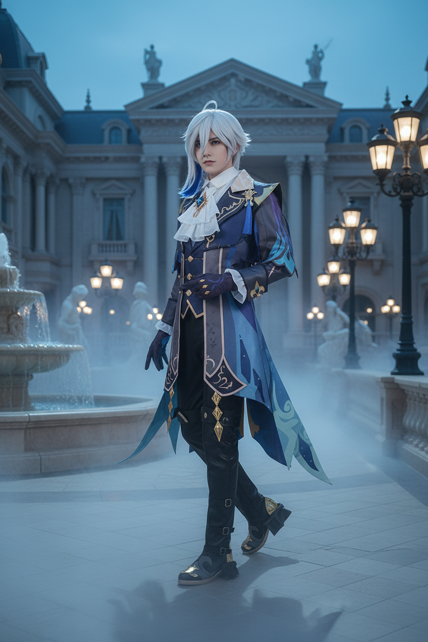 Neuvillette Cosplay - Full Set with Correct Shoes