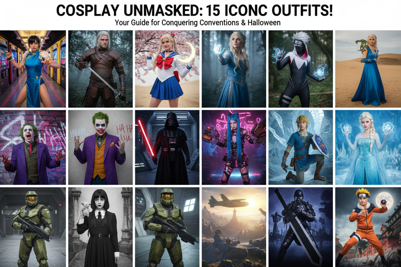 15 Popular Cosplay Outfit Ideas for Conventions & Halloween