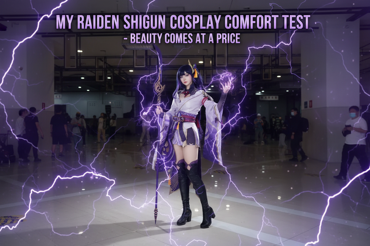 My Raiden Shogun Cosplay Comfort Test – Beauty Comes at a Price