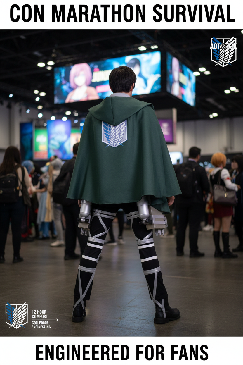 Beyond the Convention Floor: Survival, Comfort, and Precision Sizing for AOT and JJK Fans